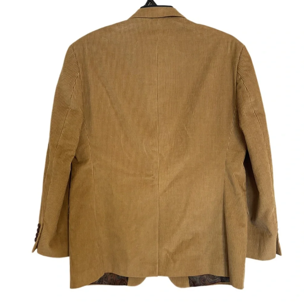 LAUREN RALPH LAUREN Men's Tan Blazer Cotton 40S/XL - Picture 2 of 14
